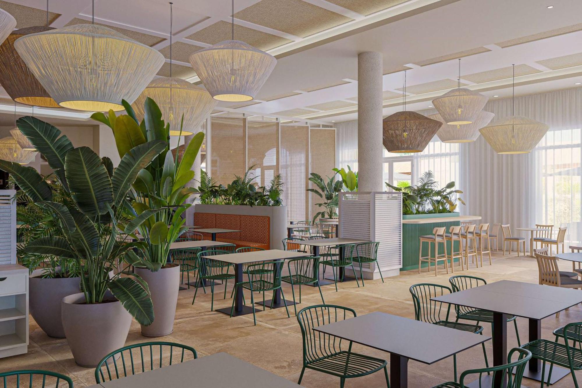 Wyndham Alltra Punta Cana All Inclusive Resort Exterior foto The interior of the restaurant